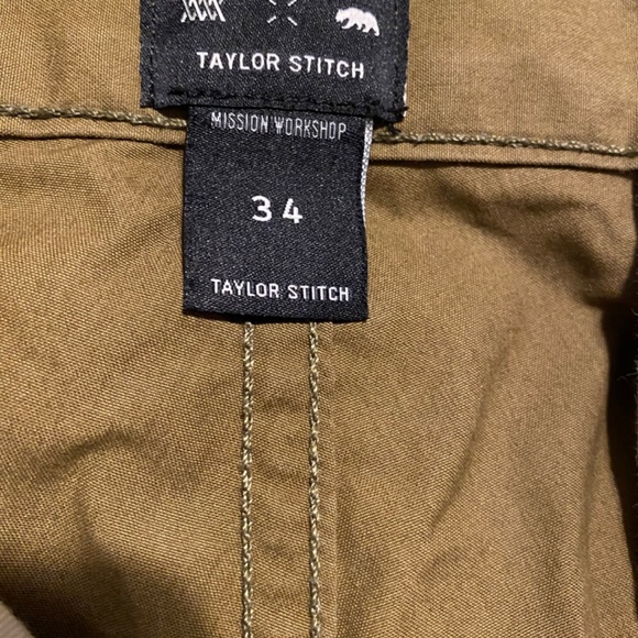 Taylor Stitch brand, men’s size 34 pants, like new - Picture 3 of 3